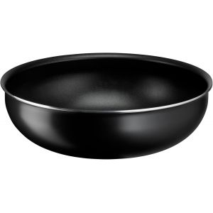 Ingenio Essential Plus Wok &Oslash; 28 cm, Po&ecirc;le Wok antiadh&eacute;sive en aluminium pour gaz et four, avec indicateur de cuisson thermosignal, utilisable avec poign&eacute;e amovible (non inclus) - Neuf