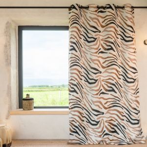 Rideau Motif Z&egrave;bre D&eacute;grad&eacute; - Neuf