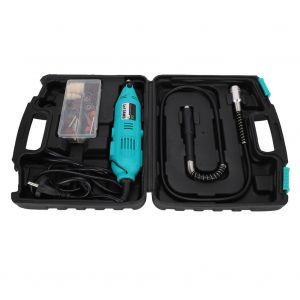 Mini perceuse electrique 130 W, ensemble de meuleuse, poncage, meulage, polissage, outil rotatif, prise 110-230 V EU - Neuf