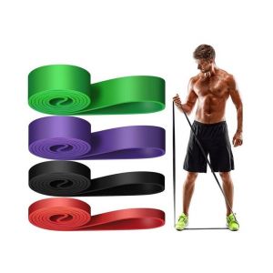Ensemble De 4 Bandes De Résistance Pour Tractions Et Entraînements - Bandes D'exercice Polyvalentes Pour La Musculation Et Le Développement Musculaire - Neuf