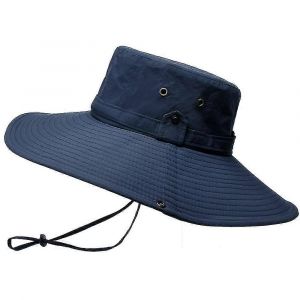 Chapeau De Soleil Pour Hommes Protection Uv 12cm Large Bord Safari Chapeau D¿Été Pêcheur En Plein Air Chapeau De Brousse Jardin Bush Hat Seau De Randonnée Chapeau De Randonnée Chapeau De Randonnée Imp - Neuf