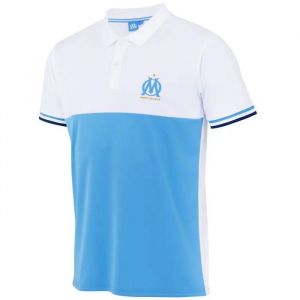 S - Polo Homme - Olympique De Marseille - Om - Polyester - Manches Courtes - Blanc - Neuf