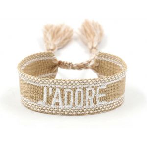 Eryi-Bracelet En Tissu Pour Femme - Bracelet En Tissu Tissé - Bracelet D'amitié - Bracelet Tissé - Bracelet Brodé, Chiffon - Neuf