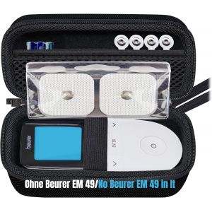 Jgd-Sac Compatible Avec Beurer Em 49/Beurer Em 59 Heat Digital Tens/Ems &Eacute;tui De Voyage Rigide Portable Pour Beurer Em 49 - Neuf
