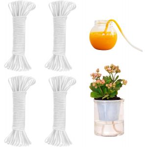 Orimerc Corde d'arrosage automatique Cordon de pot de fleurs avec système d'arrosage automatique Système d'arrosage automatique de vacances en pot Système de plantes en pot d'intérieur (120 pieds,36m) - Neuf