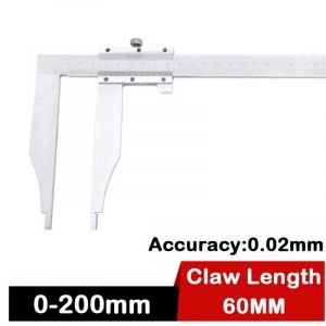 Pied à coulisse en acier rapDuty,pied à coulisse 12 "",mâchoire longue,150x300mm,haute qualité, - Type 200x60mm - Neuf