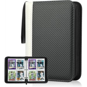 Mdy-Album De Cartes À Collectionner Pour 440 Cartes, Album De Collection Avec 4 Compartiments Et 55 Pages Pour Organiseur De Cartes, Reliure En Polyuréthane, Pour Cartes De Sport, Mtg, Tcg, Cartes - Neuf