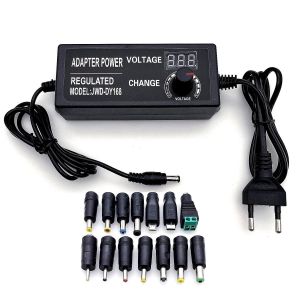60W DC 3-12V 5A Adjustable Voltage Power Supply with Digital Display,100-240V AC to DC 3V 4V 4.5V 5V 6V 7V 8V 9V 10V 11V 12V Universal Power Adapter Transformer Converter - Neuf