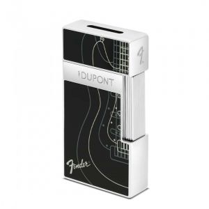 S.T. Dupont - Briquet Biggy Fender Noir Et Chrome - Neuf