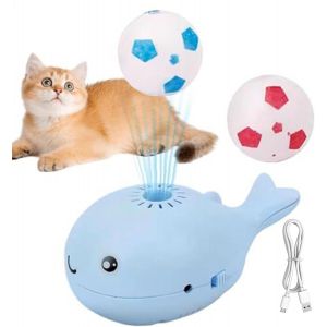 KAL-Jouet Électrique À Boule Flottante Pour Chat, Jouet De Boule Flottante De Baleine, Jeu Interactif Amusant, Fournitures Pour Animaux De Compagnie Avec Ventilateur Intégré Pour Divertissement En - Neuf