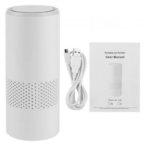 Hjlian Purificateur D'air Portable A Ions Negatifs Avec Lumiere Ambiante Coloree Pour Voiture Et Bureau, Usb Dc5v - Neuf