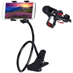 Support De Téléphone À Col De Cygne Flexible Et Long Bras Pour Tous Les Téléphones Portables ¿ Support Universel Pour Téléphone Portable À Clip Pour Chaise De Bureau, Lit, Cuisine[Z538] - Neuf