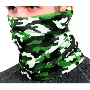Tour De Cou Masque Camouflage Tube Microfibre Multi-Fonction Dominance Vert - V&eacute;lo Randonn&eacute;e Ski Airsoft Paintball Moto Scooter Trek ... - Neuf