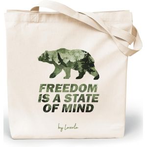 TZF-Tote Bag Femme - Sac Cabas Femme Original - Tote Bag Coton 100% Grand 35 x 42 x 8 cm - Sac Fourre Tout en Toile - Neuf