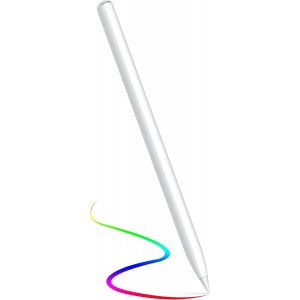 Stylet Pour Ipad Avec Rejection, Inclinaison Et Charge Magnétique Pour Ipad 2018-2021 Ipad Pro/Ipad/Ipad Mini/Ipad Air (Blanc) - Neuf