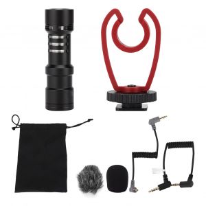 Microphone video canon VM-Q1 3,5 mm pour appareil photo, mini-microphone a condensateur pour enregistrement et interview - Neuf