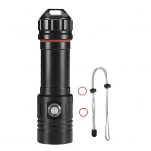 Hjlian Lampe Torche Electrique Etanche A Led 1200 Lm, Ideale Pour La Plongee En Exterieur - Neuf