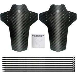 Kal-2 Pièces Ensemble De Garde Boue De Vélo,Accessoires De Vélo De Montagne,Pièce De Montagne Vélo Fender, 29''vtt Mudguard Avant Et Arrière Pour Vélo Mud Guard - Neuf