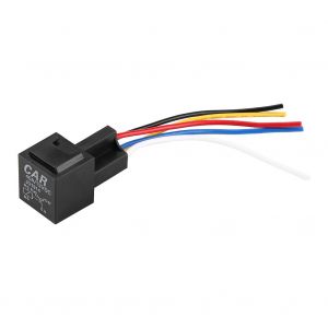 Relais automobile SPDT 12 V 5 broches 5 fils DC 1,8 W, prise de faisceau 40 A - Neuf