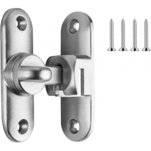 ChenQuanSarl-Loquet Porte Coulissante, Verrou Porte Coulissante, Verrou Serrure De Fermeture Porte Coulissante, Verrou Porte Interieure Exterieur, Serrure Porte Coulissante, Loquet De Bascule Pour Po - Neuf