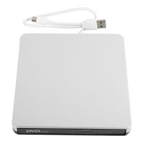 Lecteur CD DVD externe ultra-mince USB 3.0 Type CR RW Graveur CD DVD portable pour ordinateur portable de bureau - Neuf