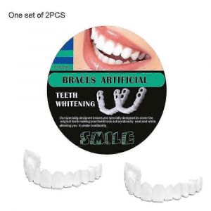 Appareil Dentaire De Simulation En Silicone Fausses Dents Dentaires Dents Dentaires Blanches Couverture Supérieure - Neuf