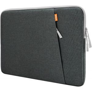 Laptop Sleeve for 16 Inch MacBook Pro (M4/M3/M2/M1, 2019-2024), Waterproof Laptop Case with Portable Pocket, Compatible with 16 Inch Notebook (Dark Grey) - Neuf