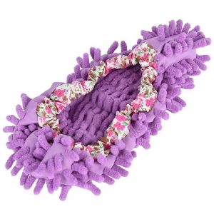 R&eacute;utilisable Machine De Nettoyage Des Sols Chaussons Mop Couvre-Chaussures - Amovible M&eacute;nage Mop Chaussures, Taille L, Mat&eacute;riau Souple, Bleu - Neuf