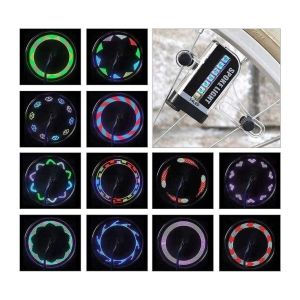 Feux De Roue De V&eacute;lo &Agrave; Led Ultra Lumineux Et &Eacute;tanches - Motifs Dynamiques Pour La S&eacute;curit&eacute; Et Le Plaisir - Cadeau Parfait Pour Tous Les Cyclistes ! - Neuf