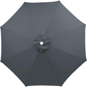 Auvent Housse De Rechange,3m Dessus De Parapluie De Remplacement Pour 6/8bras,Auvent De Rechange Pour Parasol De Terrasse,Convient Pour Le Jardin De La Cour(Support Parapluie Et Base Non Inclus[F348] - Neuf