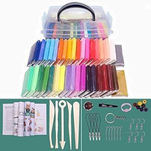 KALANKA-32 Couleurs pâte polymère pâte à Modeler sûr Non Toxique et Doux 500g Argile Artisanale Ensemble avec Outils de modélisation Accessoires Cadeau pour Enfants - Neuf