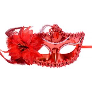 Femmes Fantaisie Masque D&eacute;guisement Avec Strass/Plume Pour Mascarade F&ecirc;te Bal Halloween Carnaval.[J132] - Neuf