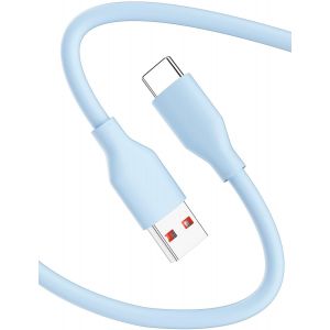 Câble USB C Charge Rapide 120W 6A 2M pour Redmi Note 14 13 12 11 Pro 14C,Cordon USBC en Silicone Câble USB Type C Charge Turbo Hypercharge pour Xiaomi 15 Ultra 15Pro 14T Pro 13 POCO X7 Pro X6Pro M7 M6 - Neuf