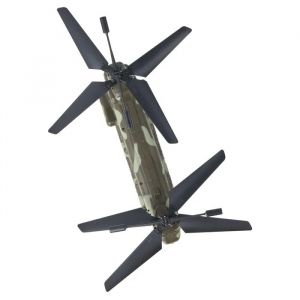 H&eacute;licopt&egrave;re T&eacute;l&eacute;command&eacute; Militaire 2,4 GHz-Duoku-Avion RC 3,5 Canaux-Autonomie de Vol de 20 Min-Lumi&egrave;res LED-Jouet Volant - Neuf