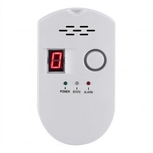 LCD LPG GNL Charbon Fuite de gaz naturel Alarme de sécurité Capteur Détecteur d'avertissement - Neuf