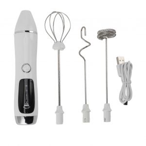 Mousseur &agrave; lait &eacute;lectrique portable sans fil Machine &agrave; mousse de lait portable pour caf&eacute; th&eacute; chocolat - Neuf