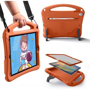 TEPP-Bam Bino Space Suit Coque iPad Enfant | Robuste Coque iPad 9eme Generation Enfant 2021 (Coque iPad 10,2), Coque iPad 8eme Generation, Coque iPad 7eme Generation, Coque iPad Air 3, iPad Pro 10.5 - Neuf