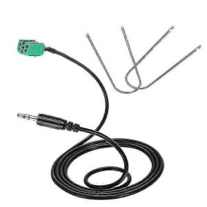 Adaptateur d'entrée auxiliaire pour Renault 2005-2011 Clio Megane Laguna Modus mp3 Car Audio Car Tw - Neuf