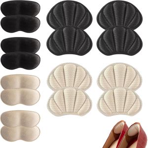 Kalanka-8 Paires Coussinet Talon Chaussure - Anti-Dérapant, Auto-Adhésifs, Coussinets De Talon, Doux Protege Talon Chaussure Pour Chaussures Trop Grandes, Chaussures Femme, Sneakers, Talons Hauts, Ho - Neuf