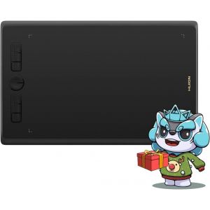 CHECARZHN--NO1-Inspiroy H610X Tablette Graphique 10 X 6.25 Pouces, Tablette Dessin Avec Stylet 8192 Niveaux Et 8 Boutons Express - Compatible Avec Windows & Mac & Android - Idéal Pour Étudier À Dista - Neuf