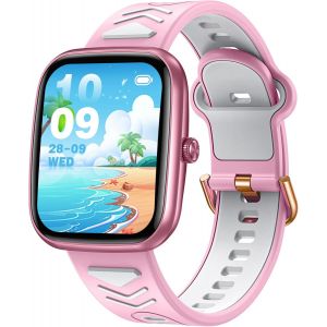 Montre Connect&eacute;e Pour Enfant Fille Garcon: Smart Watch Avec Appel Bluetooth Tracker D'activit&eacute; Bracelet Intelligent Avec Podometre Moniteur Sommeil R&eacute;veil Au Poignet Smartwatch Compatible Android Ios - Neuf