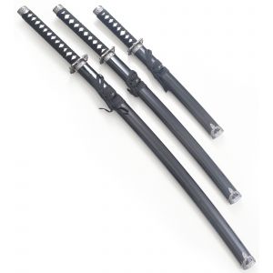 Set 3 Katanas Japonais Ep&eacute;e Sabre Katana Decoration Katana + Wakizashi + Tanto D&eacute;coration - Neuf