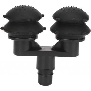 T&ecirc;tes De Pistolet De Massage, T&ecirc;te De Rechange Pour Masseur, T&ecirc;te De Fixation De Massage De Relaxation Musculaire Inodore En Silicone De 0,7 Po De Diam&egrave;tre Ext&eacute;rieur, Noir - Neuf