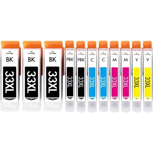 33XL Cartouche d'encre Compatible avec Epson 33 XL Cartouche Couleur (11 Pack),pour Expression Premium XP-900 XP-830 XP-7100 XP-645 XP-640 XP-635 XP-630 XP-540 XP-530 - Neuf