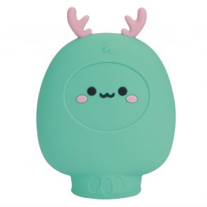 Hjlian Mini Bouillotte En Silicone, Chauffe-Mains, Bouteille D'injection D'eau, Dessin Anime, Chauffage Au Micro-Ondes, Vert - Neuf