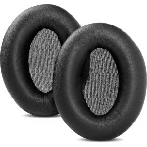 KAL-Professionnel Coussinets De Rechange Compatible Avec August Ep735 Active Noise Cancelling Bluetooth V4.1 Headphones Coussinets D'Oreille En Cuir Protéiné Et Mousse À Mémoire De Forme - Neuf