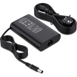 acdsgd-65W Chargeur Ordinateur Portable Compatible avec Dell Latitude 7490 7480 7280 5590 5580 5500 5490 5480 5290 5280 E7440 E6430 E6440 E6540 E5540 E5450 E5470 E7450 E7470 9365 9370 Adaptateur 7.4 x 5.0mm - Neuf
