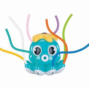 Jouet Arroseur Pour Enfants, 8 Tuyaux D'arrosage Rotatifs, Pieuvre, Jouet D'extérieur, Pelouse, Jardin, Plage, Sable, Eau Pour Jeux D'été, Violet-Chant Lumineux - Neuf