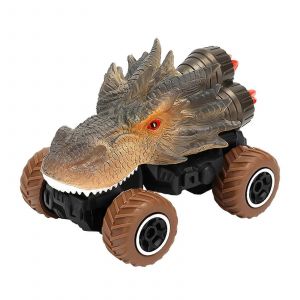 Toy Cars Children's Four-way RC Car Simulation Dinosaur Model Car Toy Boy Gift, A For Christmas And Easter Gifts_c24070347-B - Neuf