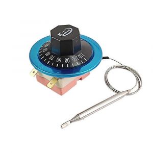 AC 220V 16A 30-110/50-300 Interrupteur de temp&eacute;rature du four Cadran Thermostat &agrave; base en c&eacute;ramique centigrade Thermostat de chauffe-eau - Neuf